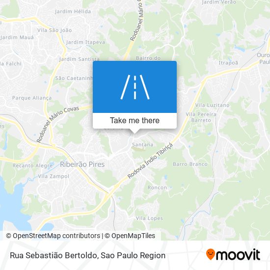 Rua Sebastião Bertoldo map