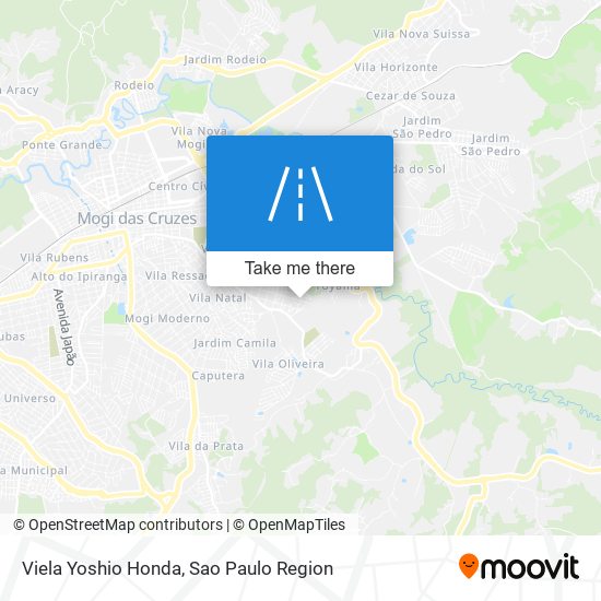 Mapa Viela Yoshio Honda