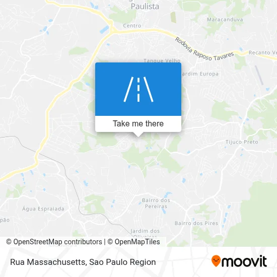 Rua Massachusetts map