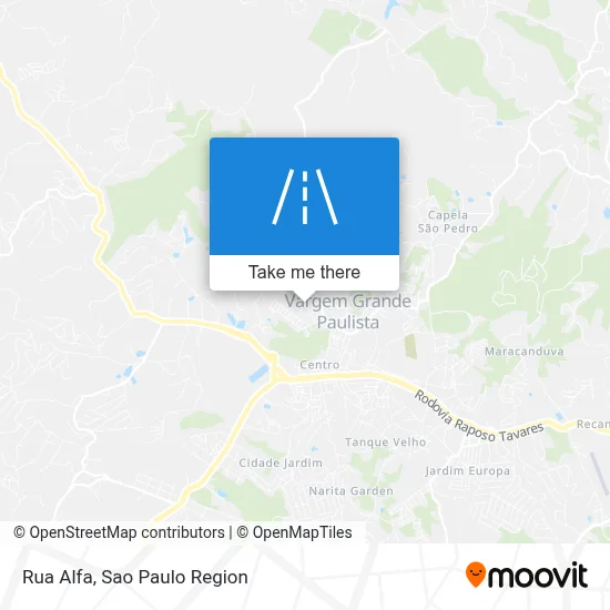 Rua Alfa map