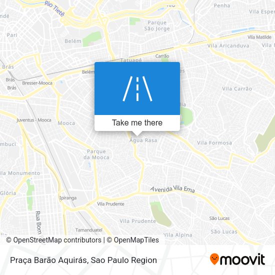 Praça Barão Aquirás map