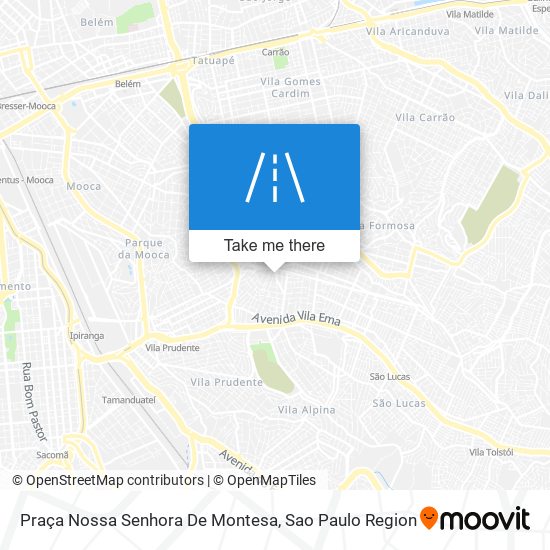 Mapa Praça Nossa Senhora De Montesa