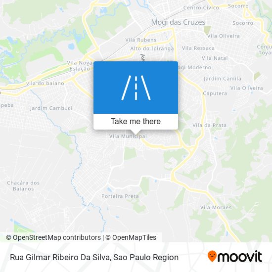 Mapa Rua Gilmar Ribeiro Da Silva