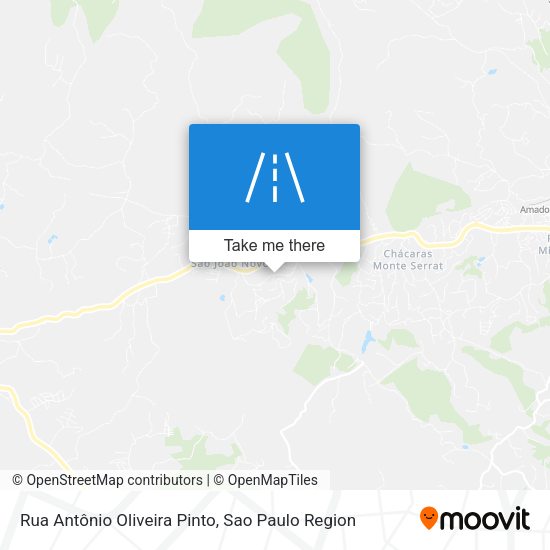 Rua Antônio Oliveira Pinto map