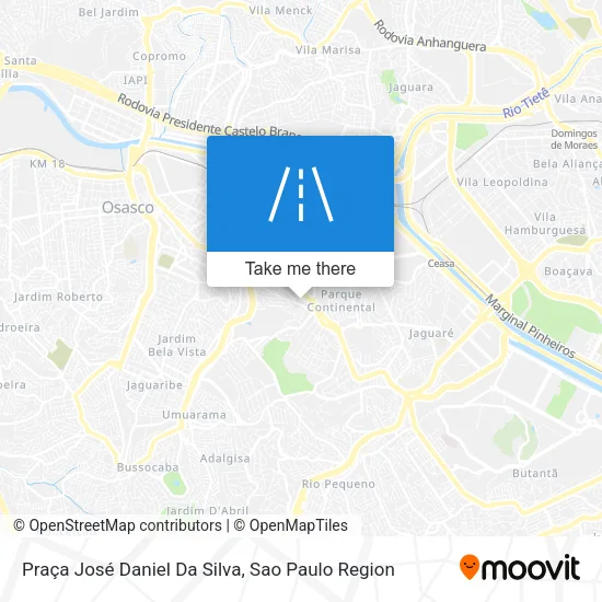 Praça José Daniel Da Silva map