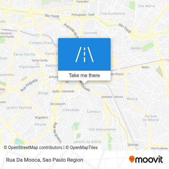 Rua Da Mooca map