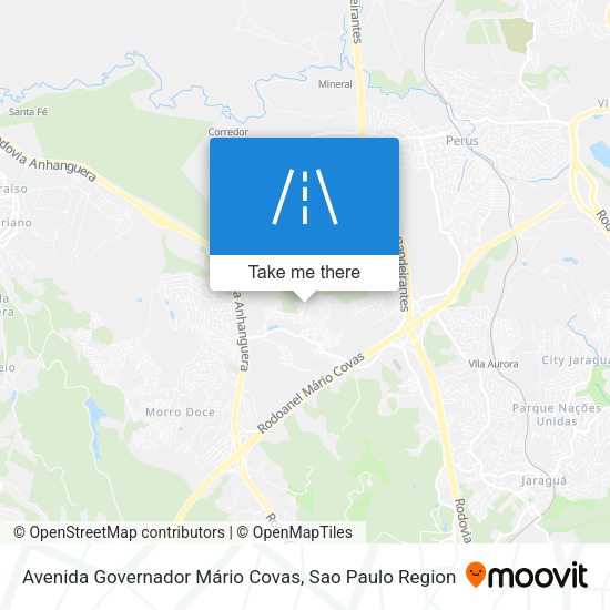 Avenida Governador Mário Covas map