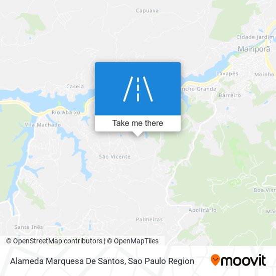 Alameda Marquesa De Santos map