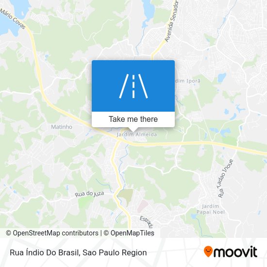 Rua Índio Do Brasil map