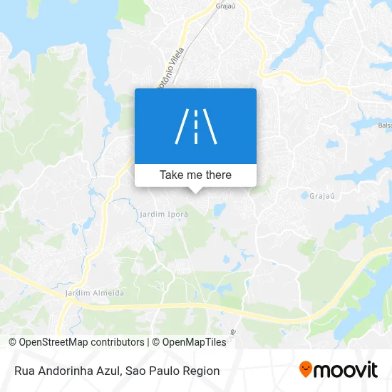 Rua Andorinha Azul map