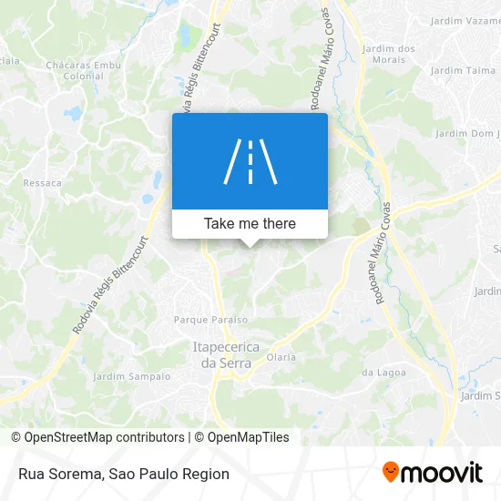 Rua Sorema map
