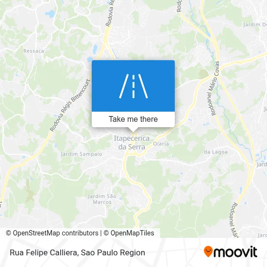 Rua Felipe Calliera map