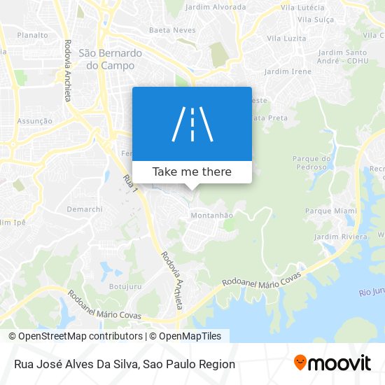 Rua José Alves Da Silva map