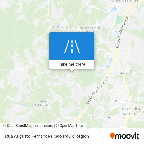 Rua Augusto Fernandes map