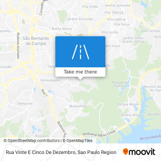 Rua Vinte E Cinco De Dezembro map