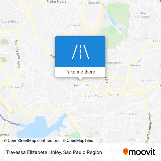 Travessa Elizabete Linley map