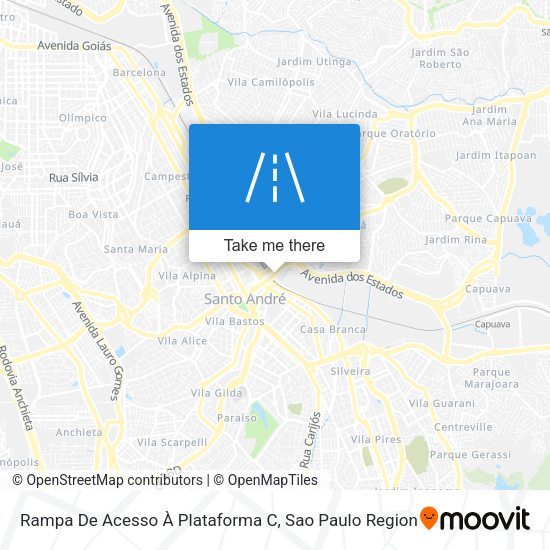 Rampa De Acesso À Plataforma C map