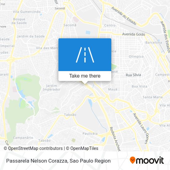 Passarela Nelson Corazza map