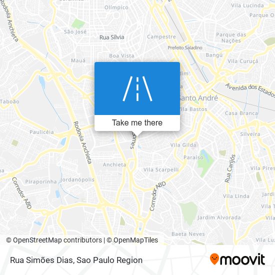 Rua Simões Dias map