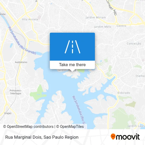 Rua Marginal Dois map