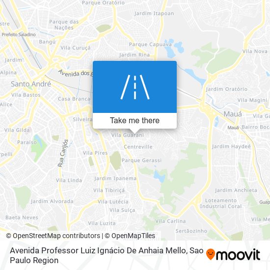 Avenida Professor Luiz Ignácio De Anhaia Mello map