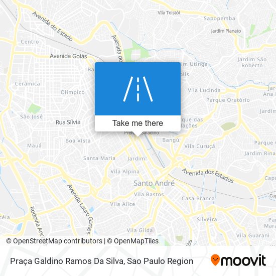 Mapa Praça Galdino Ramos Da Silva