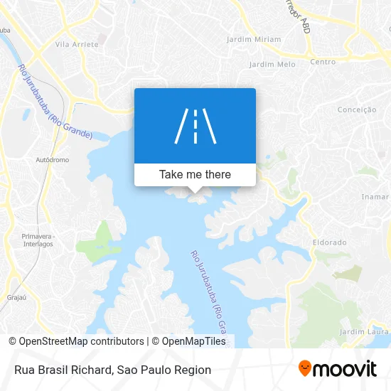 Rua Brasil Richard map