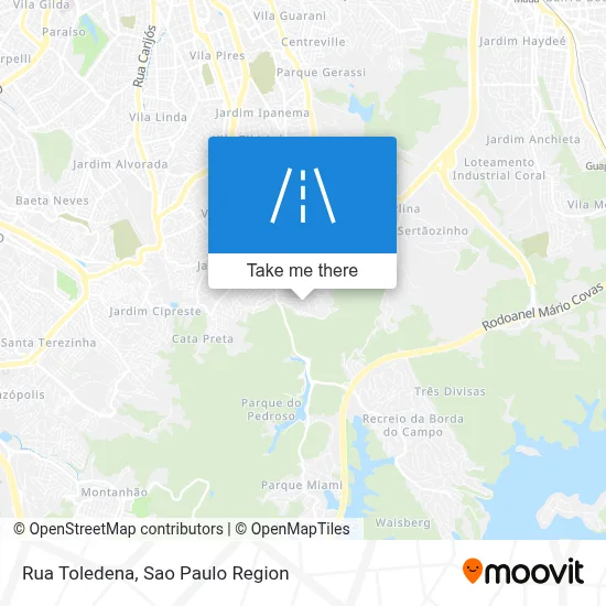 Rua Toledena map