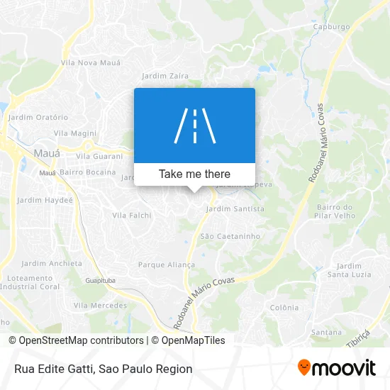 Rua Edite Gatti map