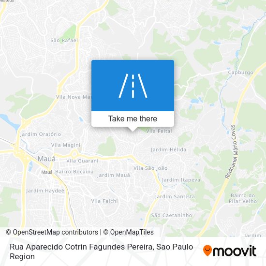 Rua Aparecido Cotrin Fagundes Pereira map