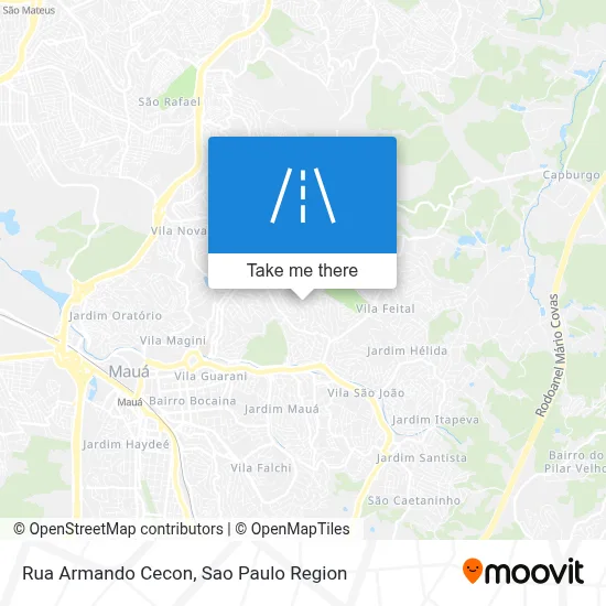Rua Armando Cecon map