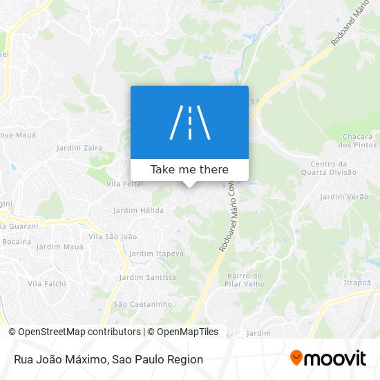 Rua João Máximo map