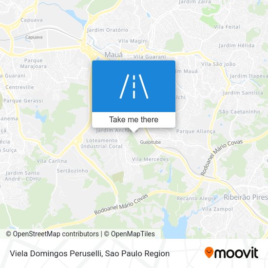 Viela Domingos Peruselli map