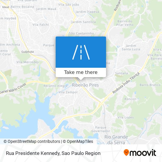 Rua Presidente Kennedy map