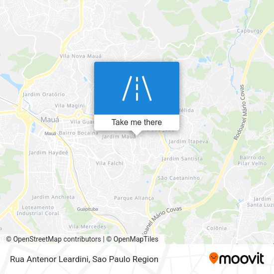 Rua Antenor Leardini map