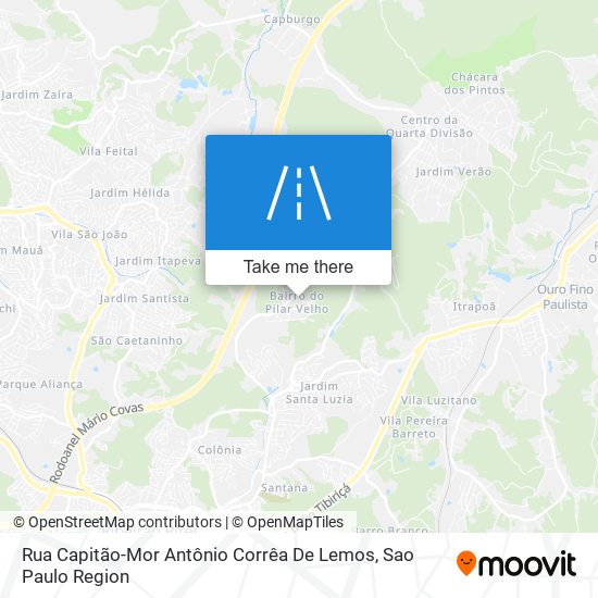 Rua Capitão-Mor Antônio Corrêa De Lemos map