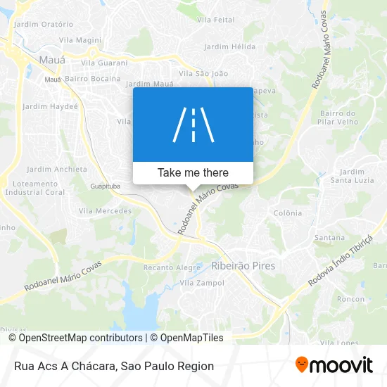 Rua Acs A Chácara map