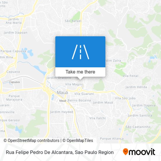 Rua Felipe Pedro De Alcantara map