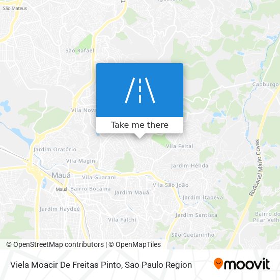 Mapa Viela Moacir De Freitas Pinto