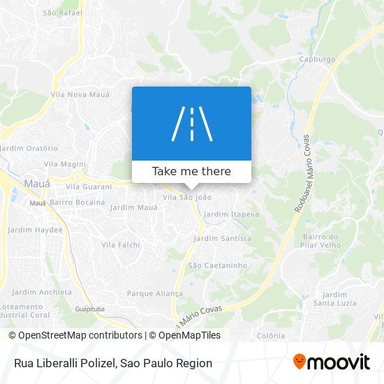 Rua Liberalli Polizel map