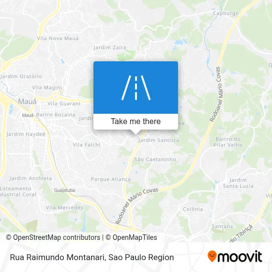 Rua Raimundo Montanari map