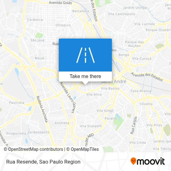 Rua Resende map