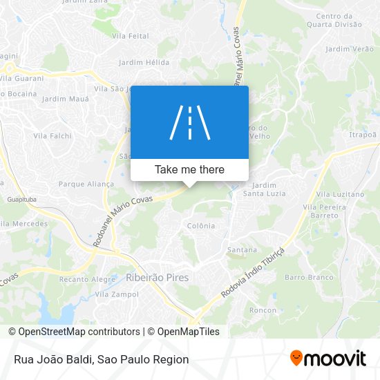 Rua João Baldi map
