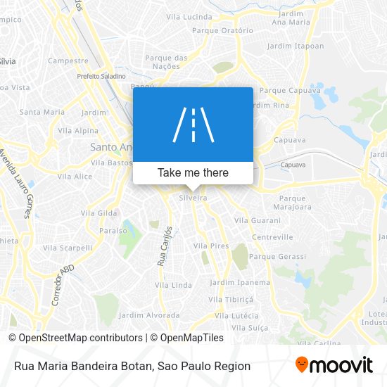Rua Maria Bandeira Botan map