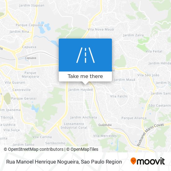 Mapa Rua Manoel Henrique Nogueira