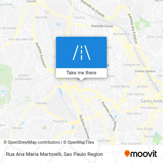 Rua Ana Maria Martorelli map