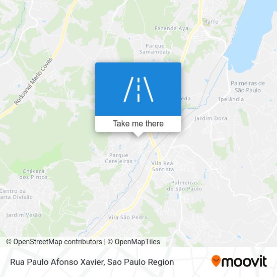 Rua Paulo Afonso Xavier map