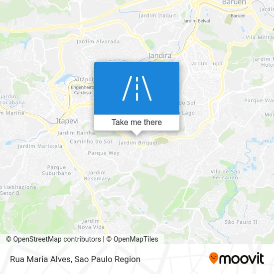 Rua Maria Alves map
