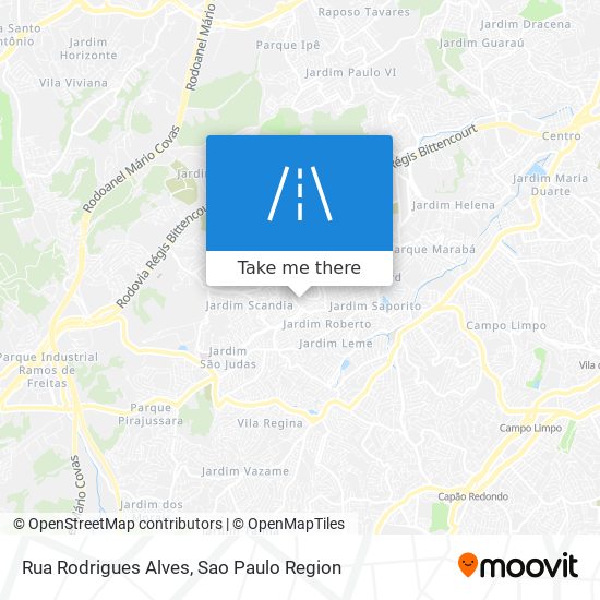 Rua Rodrigues Alves map