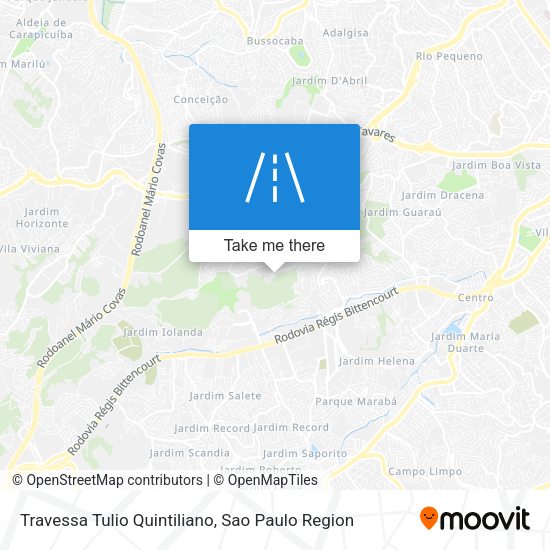 Travessa Tulio Quintiliano map